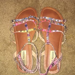 Multi color Steve Madden sandals